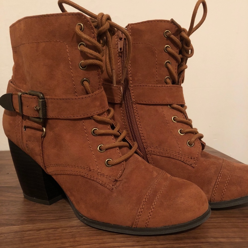 Suede Ankle Booties
